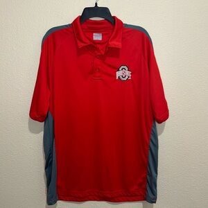 VARSITY Men’s Ohio State University Buckeye Polo, Size XL, EUC